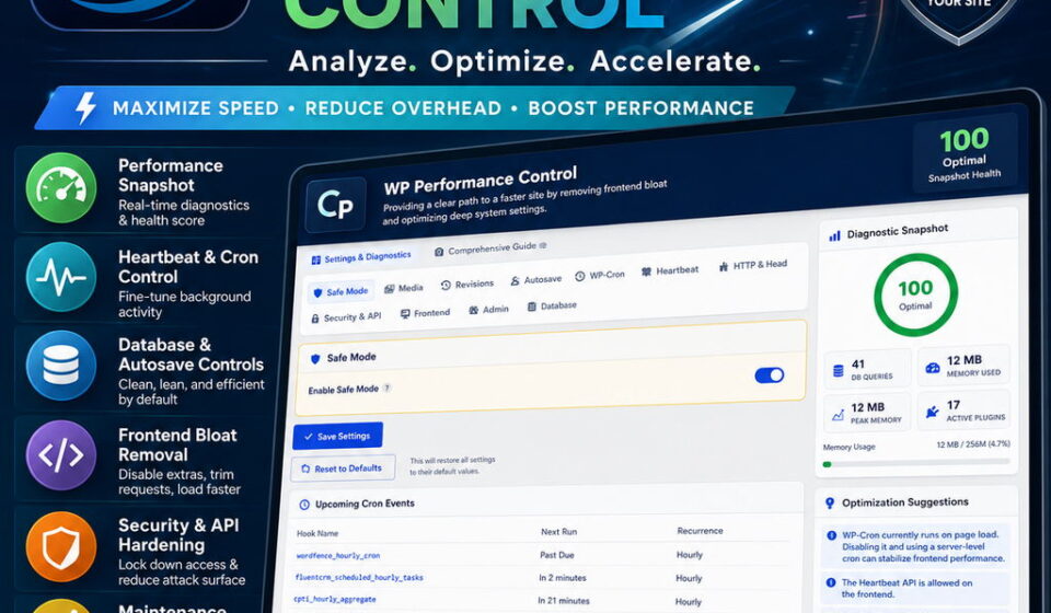 WP Performance Control
