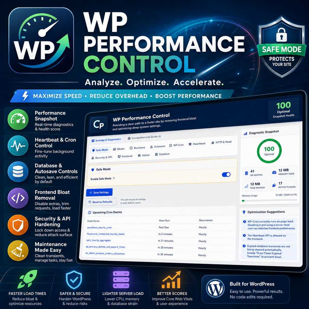 WP Performance Control