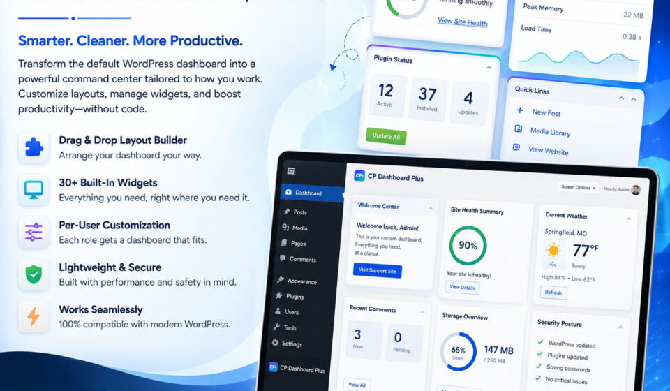 CP Dashboard Plus